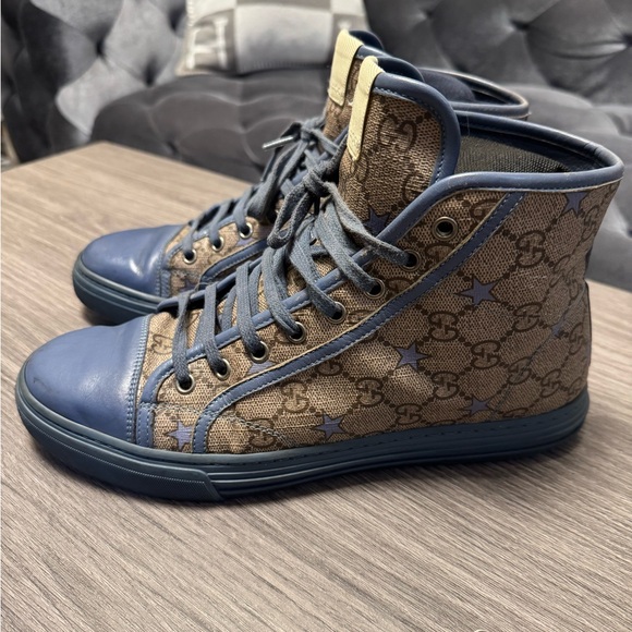 Gucci canvas GG high top sneakers - Picture 2 of 10